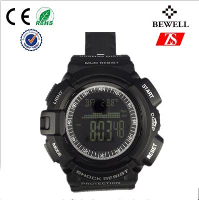 China 3ATM Lightweight Silicone Wrist Watch With Original Huagong Battery for sale