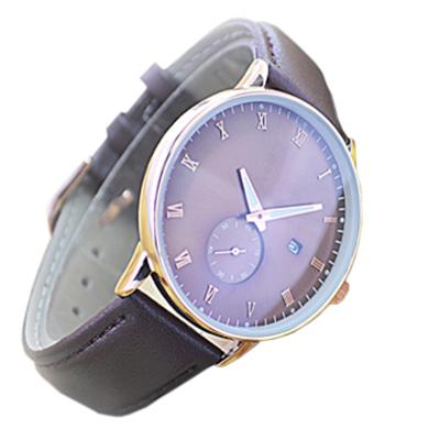 China 3ATM Japanese Quartz Movt Calendar Alloy Case Watch For Men No Toxic for sale