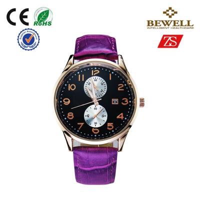 China Custom Made Rose Gold Plating Diamond Trim Dial Alloy Wrist Watch For Lady for sale