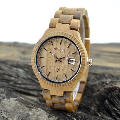 China Natural Eco Friendly Classic Men Watches , Mens Waterproof Watches With Wooden Strap for sale