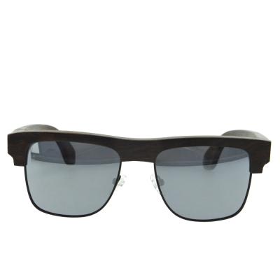 China Uv400 Resistance Black Sandalwood Wooden Polarized Sunglasses With Coated Lenses for sale