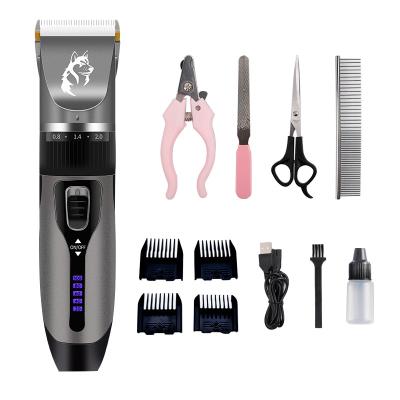 China Viable Grooming Pet Cordless Professional Clipper High Power Kit Electric Clipper for Dogs for sale