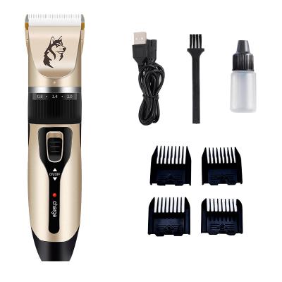 China New Developed Viable Professional Low Noise Professional Pet Hair Trimmer Rechargeable Dog Hair Cutting Machine for sale