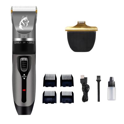 China Best Selling Detachable Blade Adjustable Professional Animal Hair Cutter Machine Professional Pet Hair Trimmer for sale