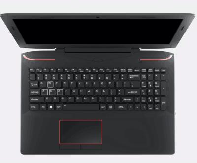 China Backlit Keyboard 15.6 Inch Gaming Laptop With i7 7700HQ 4 Cores 8 Wires GTX 1060 GDDR5 6G Ram 16/32GB 512GB Graphics SSD for sale