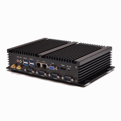 China Cheapest Industrial LAN Dual Fanless Computer Intel Core i5 3317U 4GB RAM 320GB HDD USB 3.0 Mini PC For Engineering No Monitor for sale