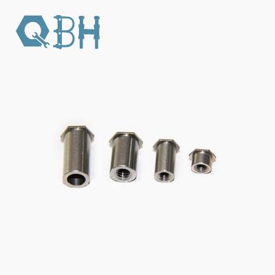 China Stainless Steel Thru Hole Unthreaded Self Clinching Standoffs Blind Bolt Contact Rivet for sale