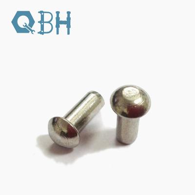 China Half Round Solid Rivet Snap Dome Head Rivet for sale