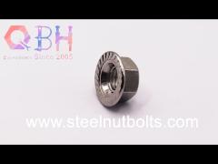 Hexagon Flange Nuts 304 Stainless Steel  M3-M16 stainless steel t nuts