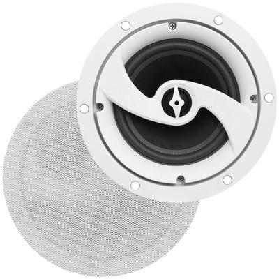 China Vander CS-507A Two-Way In-Ceiling Speaker Surround Passive 6.5 Inch White Each For Bath Home Theater Commercial 5 Inch for sale