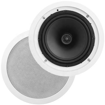 China Vander CS-801B Two Way Perfect Edge In Ceiling Speaker With White High Efficient 8 Inches Each For Bath Home Theater Bedroom 8 Inch for sale