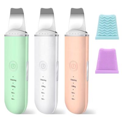 China DEEP CLEANSING 2022 Hot Selling Sonic Facial Skin Scrubber Peeling Face Skin Spatula Skin Scrubber for sale