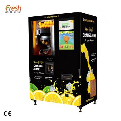 China Snack Factory Black Oranges Vending Machine For Airport for sale