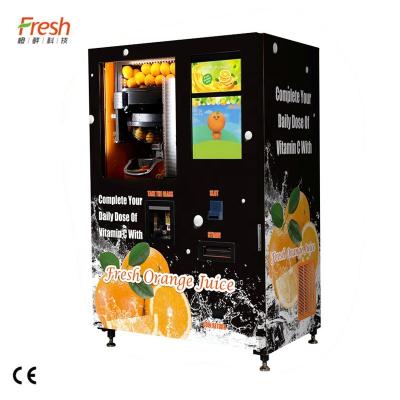 China Food Grade Automatic Fresh Squeezed Orange Juice Vending Machine 220v 50HZ Equipment for sale