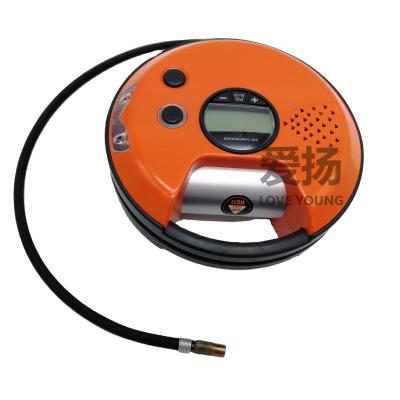 China Universal Tire Inflator Scooter Tire Pressure Monitor Bike Mini Car Pump 12v Digital Portable Car Air Compressor for sale