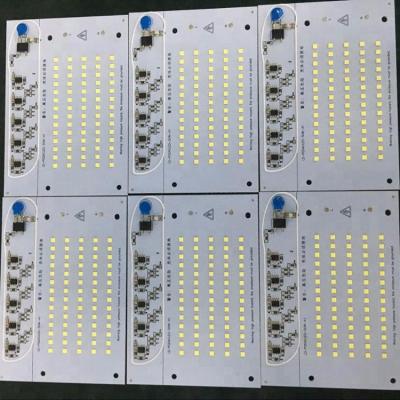 China High Quality Aluminum 50w 100w AC Led Flood Light / AC PCB outdoor led high bay light pcba for sale