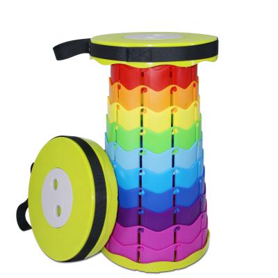 China Sturdy Plastic Retractable Light Weight With 400lbs Load Capacity Portable Folding Telescopic Stool for sale