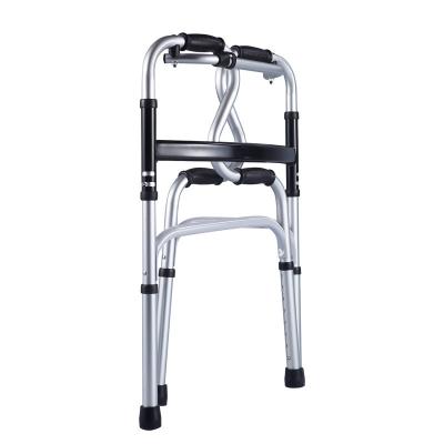 China Assisted Walking Standing Assistant Folding Walker With Detachable Seat And Sliding Device for sale