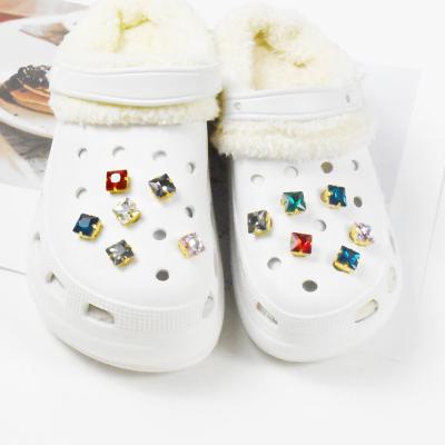 China Eco-froendly Square Shoe Square Decoration Rhinestone Rhinestone Shoe Decoration Accessories for sale