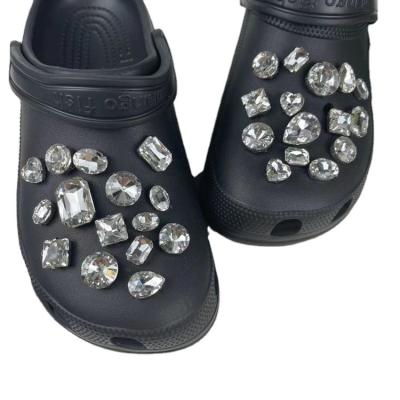 China Eco-froendly Rhinestone Strips Shoe Decoration Shoe Glass Crystal Jewelry Decorative Accessories for sale