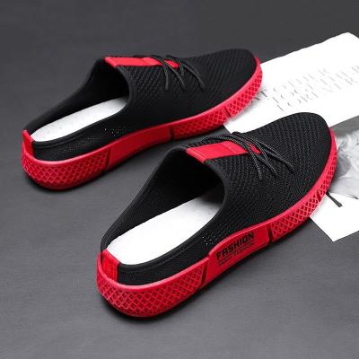 China New Fashion Cheap Summer Men's Slides Slippers Breathable Loafers Mesh Upper Casual Shoes Sandals Outdoor Breathable For Masculine Men for sale