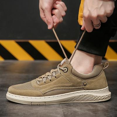 China Anti-odor Hot Selling Summer Mesh Upper Sport Running Walking Shoes Men's Casual Campus Shoes Skateboarding Sneakers Shoes For Boy for sale