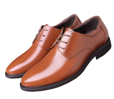 China Factory Wholesale Lightweight Low Price Cheap Size Increasing Men Office Career Leather Shoes Formal Shoes Men's Stylish Shoes for sale