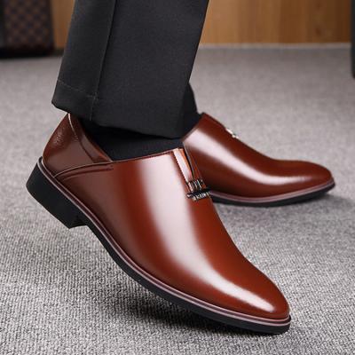 China Wholesale Waterproof Oxford Leather Cheap Elegant Loafer Casual Shoes Slip On Formal Dress Shoes For Man Male for sale