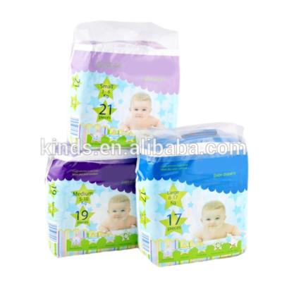 China 100% Biodegradable Babay B Grade Bale Baby New Diaper In Turkey for sale