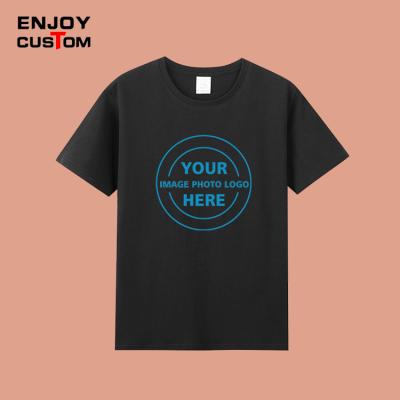 China High Quality Anti-Wrinkle T-shirts Stitches Casual Unisex Plain Cotton Tie Dye T-shirts Summer 100% Heat Transfers Custom Heat Transfers For Tees for sale