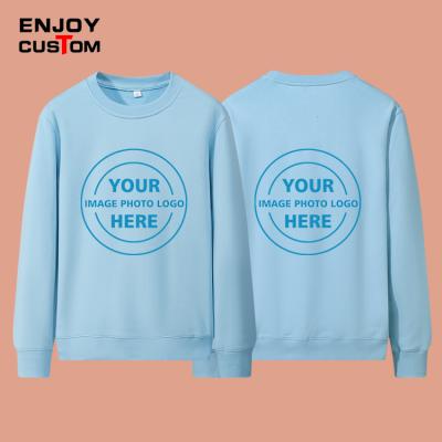 China Anti-wrinkle print sweatshirt with custom long sleeve harajuku sweaters woman hoodies print white sweatshirt women crewneck sweatshirt for sale