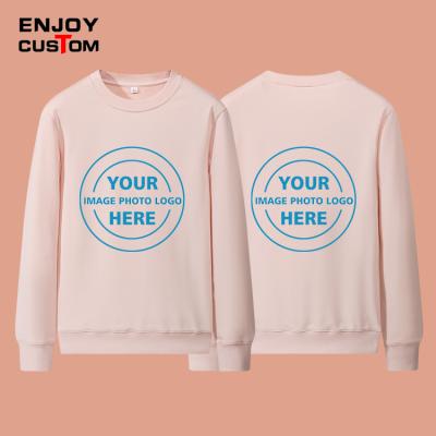 China Anti-Wrinkle Sweatshirt Tracker With Logo High Quality Custom White High Quality Crewneck Hoodies Crewneck100% Cotton Graphics Hooded Sweatshirts for sale