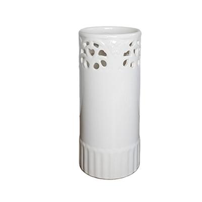 China Sublimation Ceramic Art Vases Decorative Ceramic Artware Vase With Coating Sublimation Blank for sale