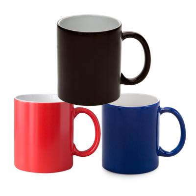 China 5 Viable Magic Color Ceramic Heat Sensitive Color Changing Coffee Mugs For Sublimation Mugs Magic Mug for sale