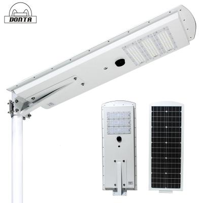 China ROAD 10w 20w 30w 40w 50w 60w all in one unborn street light solar twilight with motion sensor for sale