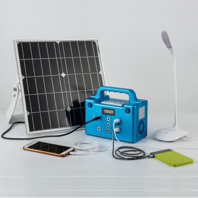 China Portable Home Power Station 300W Portable Solar Generators For Home Use Backup Battery With QC3.0 USB Camping Power Station for sale