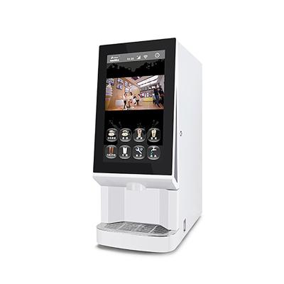 China Restaurant instant coffee machine commercial hot ice water coffee dispenser milk tea vending machine for sale