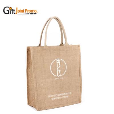 China Luxury Jute Bag Custom Customized Reusable Canvas Tote Bag Custom Printed Tote Bag for sale