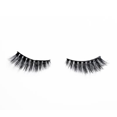 China Korea 8D 5 Long Natural 3D Simulation Pairs Tapered Fluffy Mink Magnetic Eyelashes for sale