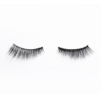 China OEM direct sales Korea 8D 5 long natural wholsale pairs natural faux mink magnetic eyelashes for sale