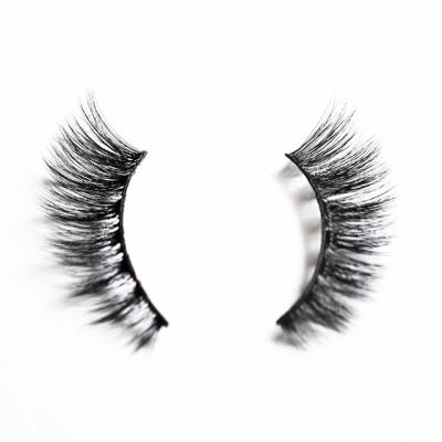 China 7 Pairs Natural High Quality Korean Style Magnetic Eyelashes Handmade Custom Comfortable Long Fur Eyelashes for sale