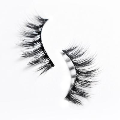 China 2021 Long Natural False 3D Mink Eyelashes New Seller 5 Pairs Natural Fan Eyelashes for sale