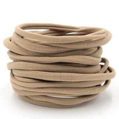 China New Hair Elastic DIY Headband Head Band Kids Elastic Hair Accessories Solid Nylon Super Naked Hair Nylon Kids Shape Headwear Baby Turban for sale