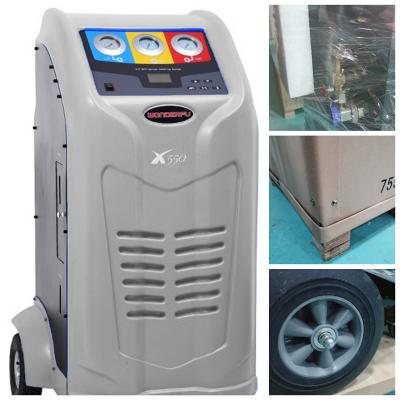 China Blue Air Conditioning Recovery Machine 1200g/min Charge Speed 4CFM Pump for sale