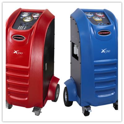 China R134a AC Refrigerant Machine Red / Blue Color Big Colorful LCD Screen for sale