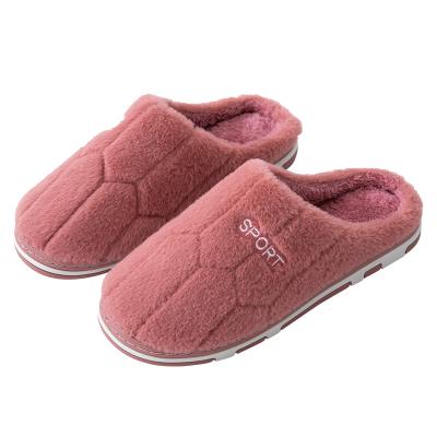 China New thick-soled couples home winter slippers cotton wool male autumn and winter slippers non-slip home indoor home female anti-skid warmth for sale