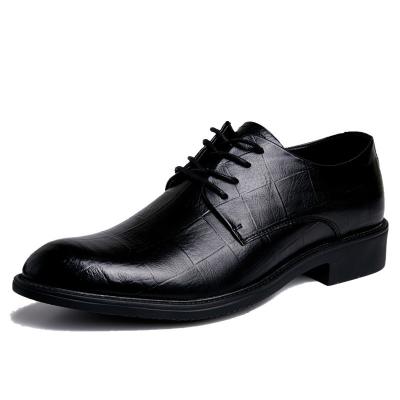 China Two-Layer Cowhide Mens Summer Anti-Slip Leather Shoes Stepped British Business Casual Dress Led Wedding Shoes Men's Shoes for sale