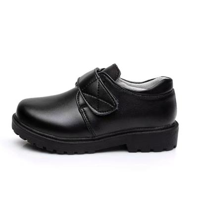 China 2021 Anti-slippery genuine leather back to school shoes kids boys school shoes for sale