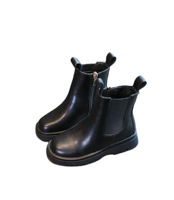 China Leather boots 2021 the new simple children's boots of other girls' spring and autumn boots for sale