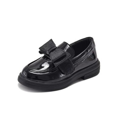 China Black Deodorization European Style Action Leather Teenage Girls School Shoes With Wholesale Price PU Genuine Leather School For Girls for sale